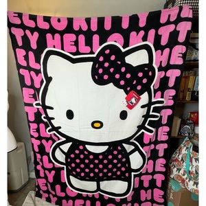HELLO KITTY Oversized Beach Towel Blanket NWT
